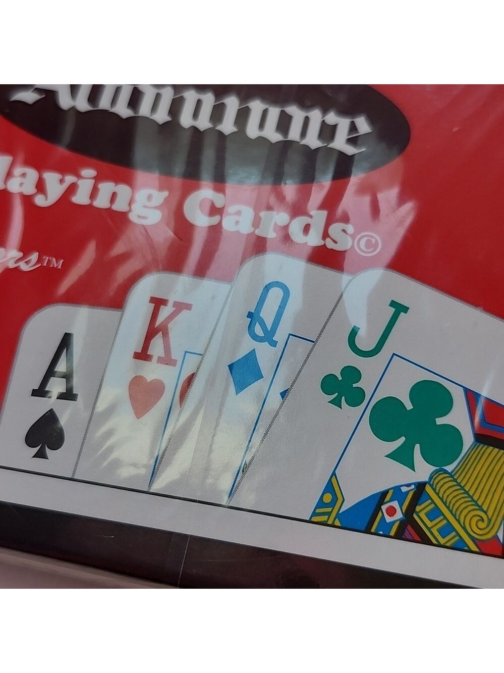SOLD****Double Deck World Poker Cards Blue Red Bridge Size Smart Colors Avonmore - Picture 7 of 8